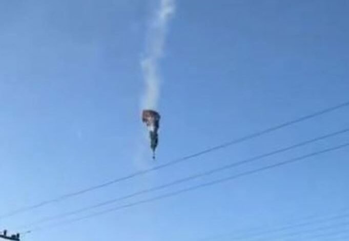 Balão de ar quente pega fogo e cai em Santa Catarina